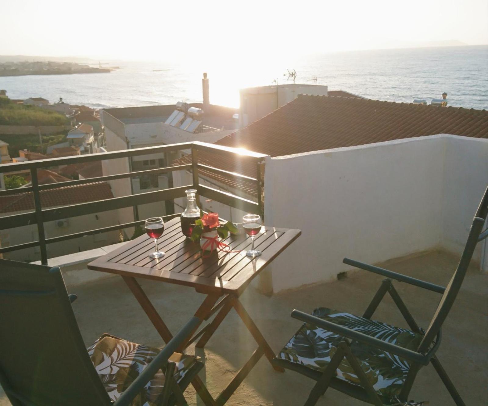 Sunny Family Apartment In Chania Close To The Sea Bagian luar foto