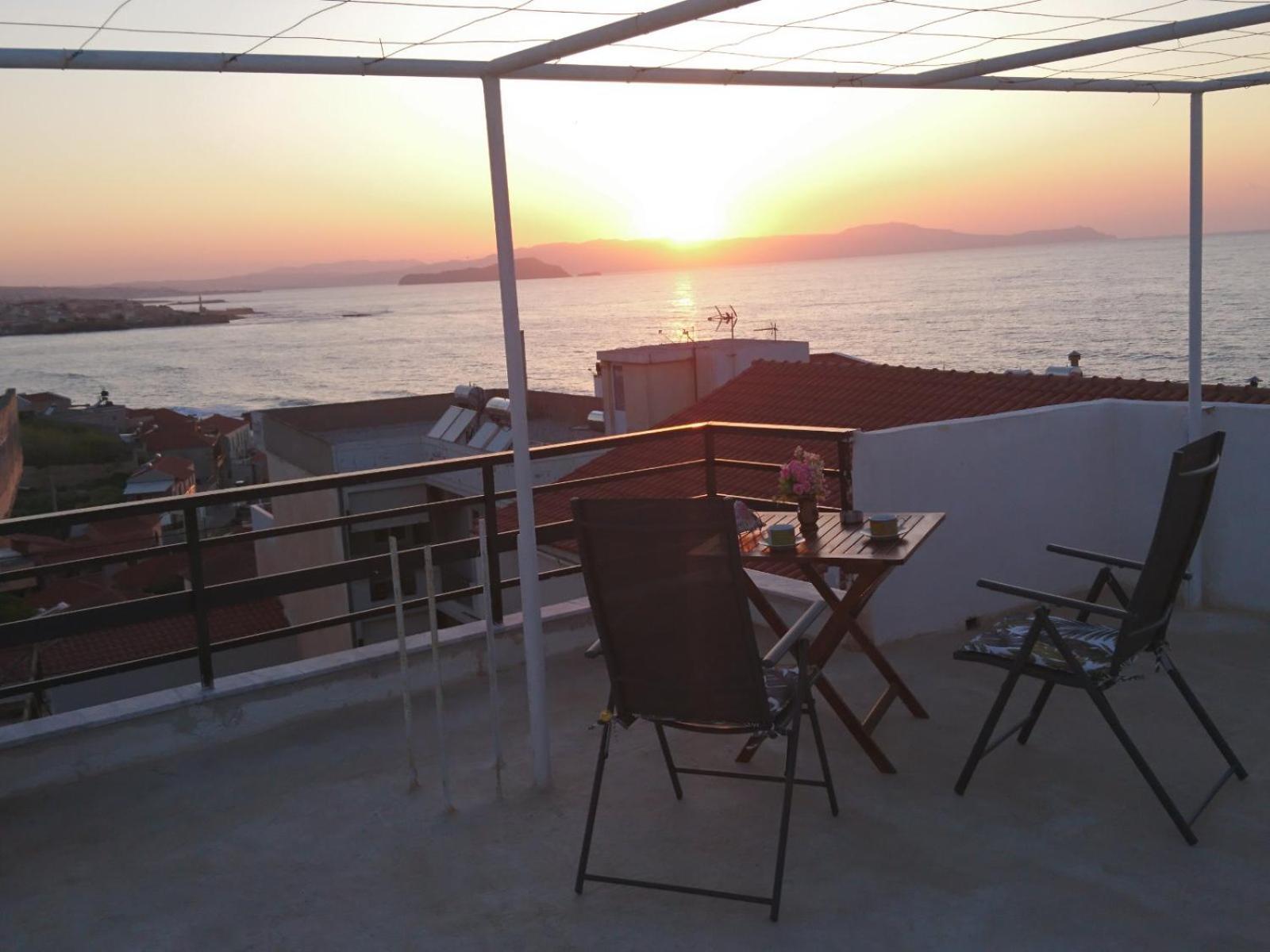 Sunny Family Apartment In Chania Close To The Sea Bagian luar foto
