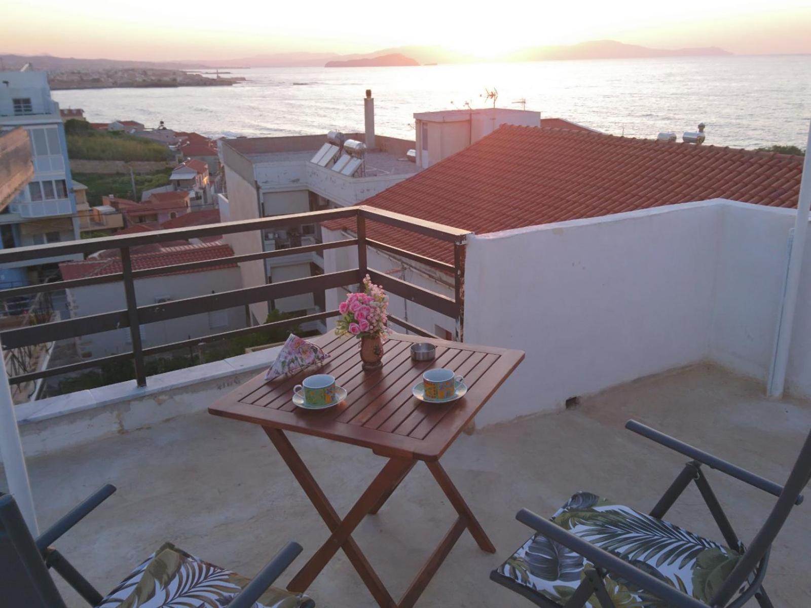 Sunny Family Apartment In Chania Close To The Sea Bagian luar foto